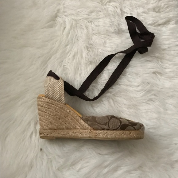 Coach Laced Wedges - Picture 2 of 6